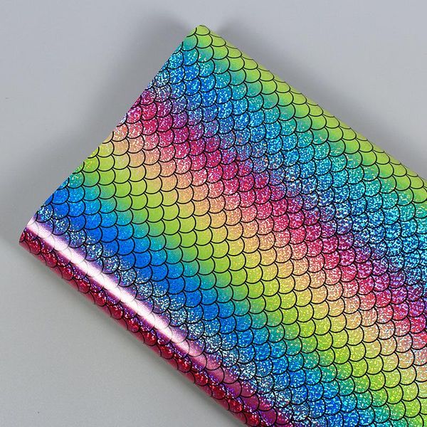 

5070cm glitter wrapping paper gradient mermaid scales gift decoration paper christmas series wedding gift wrapping paper bbypfm