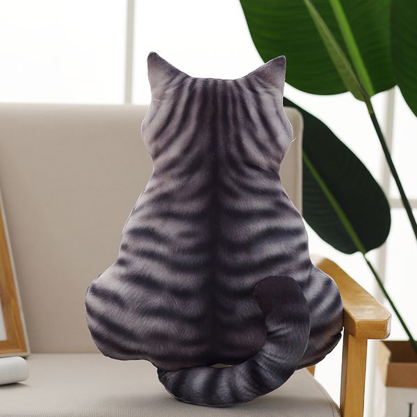 

2020 new product plush animals simulation figure cat stuffed toy throw pillow stuffed animals birthday toys for boys and girls