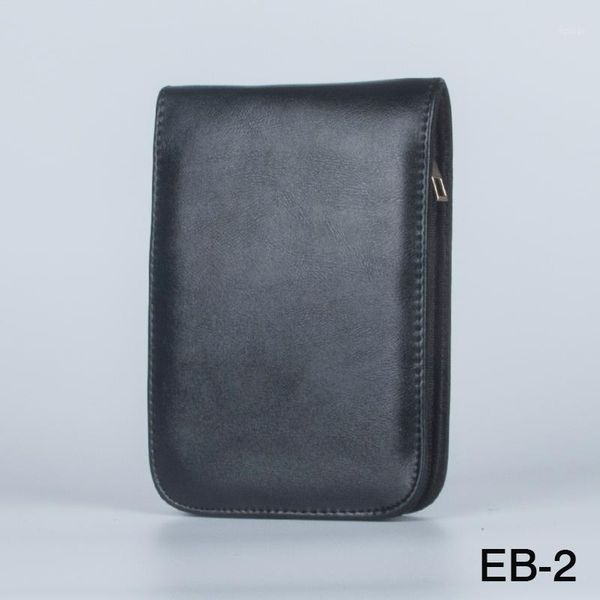 

1pcs special style black pen or roller ball fountain pen leather case for only 12 storage bag office business people1