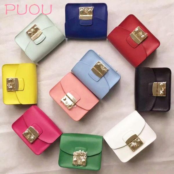 

luxury handbags women bags 2020 designer genuine leather lock bag versatile single-shoulder diagonal straddle envelope bag