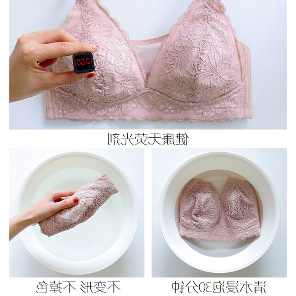 

new breast-feeding new women bra ultra thin pregn, White