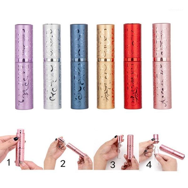 

10ml portable mini refillable perfume bottle with spray scent pump empty cosmetic containers spray atomizer bottle for travel1
