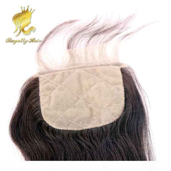

brazilian silk closure 4*4 straight silk base lace closure with baby hair part human hair closure piece, Black;brown