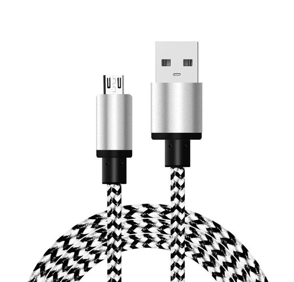 

micro usb cable short fast charging nylon usb sync data cord obile phone android adapter charger cable for xiaomi bbyrph yhshop2010