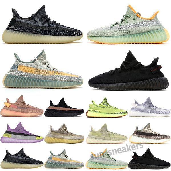 

2021 kanye shoes womens mens running shoes tail light sulfur yecher cinder earth abez asriel israfil eliada trainers sneakers size 13 s25