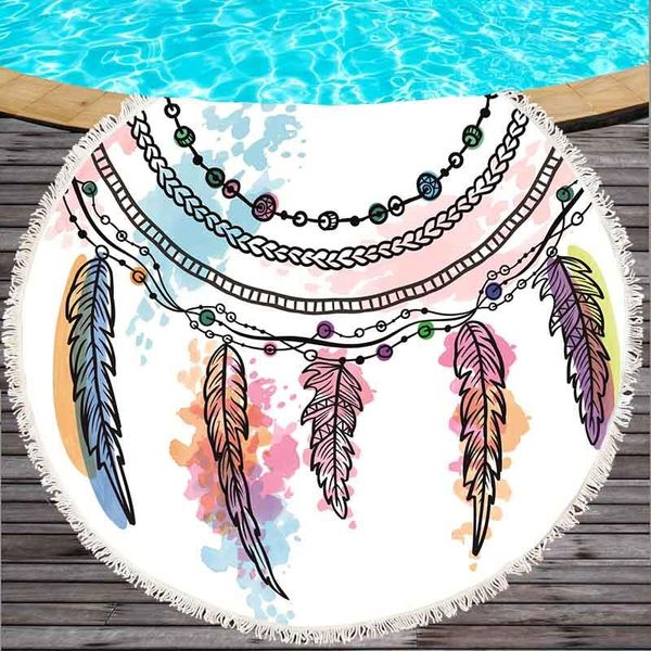 

круглый пляжный полотенце микрофибры пляжные полотенца настенные гобелен для ванны полотенца 150см шаль мягкий йога коврик для спальни decor