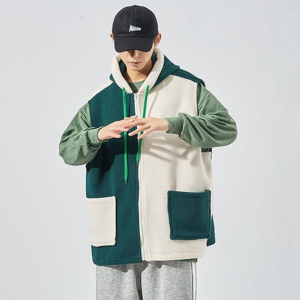 

sleeveless jacket fashion vests for men's pocket pgraphy waistcoat casual spring autumn outdoors black 2020 fishing1, Black;white