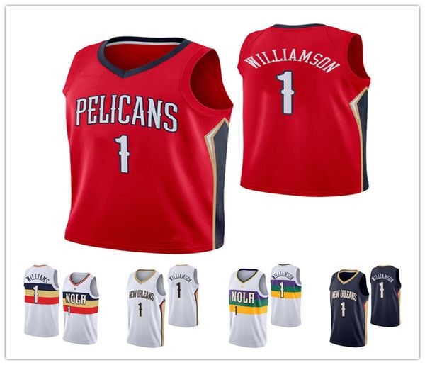 

new orleans pelicans men zion williamson swingman icon association city basketball jersey, Black