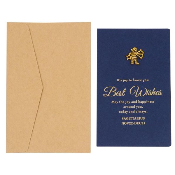 

1 set of congratulation cards kraft paper greeting cards blessing
