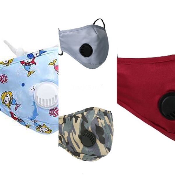 

pm2.5 dustproof mask silk face ice er cotton washable reusable breathable for child solid h1vs