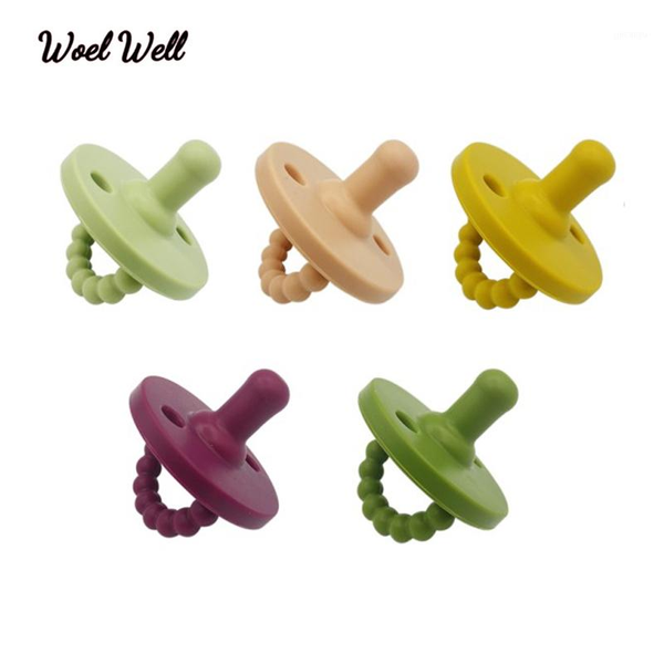 

5 pcs soft baby nipple grade silicone teether infant dummy soother pacifier teething toy nursing accessories newborn care1