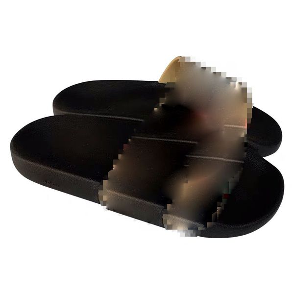 

casual sandals luxury men women gsandals woman leather causal shoes beach slide summer fashion flat sandals slipper flip flop uk, Black