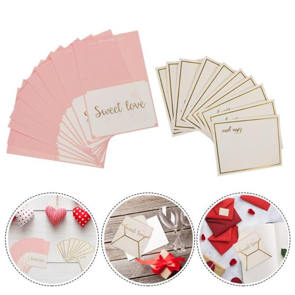 

1 set christmas blessing cards creative paper gift cards birthday greeting