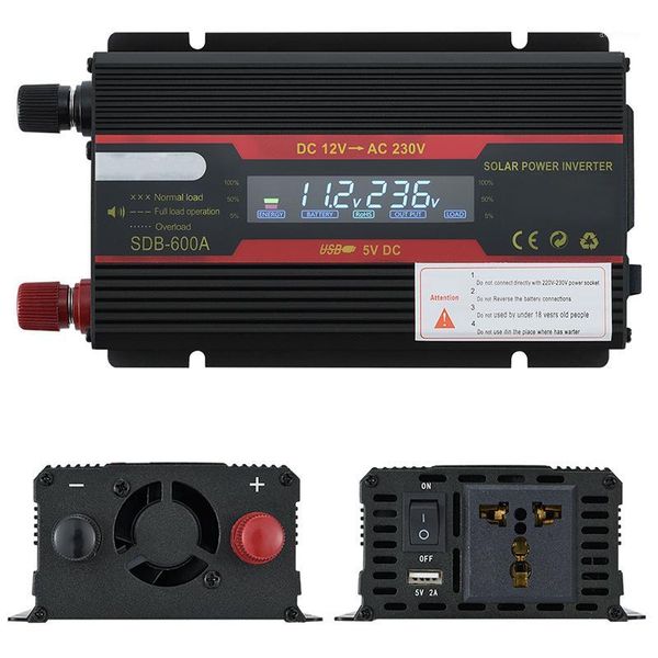 

8 safety 12v to 220v protection 3000w/4000w/6000w power inverter voltage converter inversor car inverter1