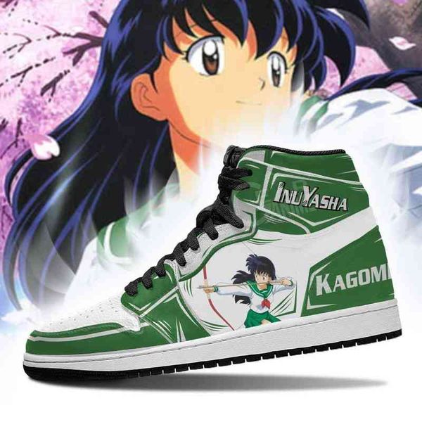 

luxury custom shoes anime fan diy sneakers kagome mens basketball shoes jumpman 1 model custom trainers casual shoese