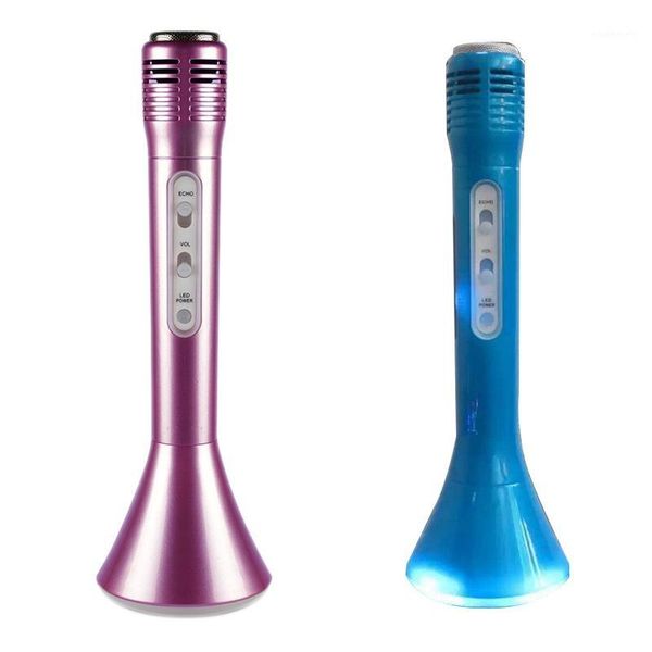 

wireless kids adults microphone bluetooth speaker portable karaoke player singing machine for party/wedding/stage for phone/pc1