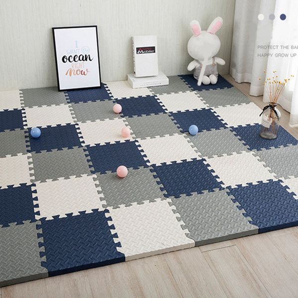 

kids eva foam soft carpet climbing pad baby puzzle mat play mat interlocking exercise tiles rugs floor tiles toys carpet 30*30cm q1120