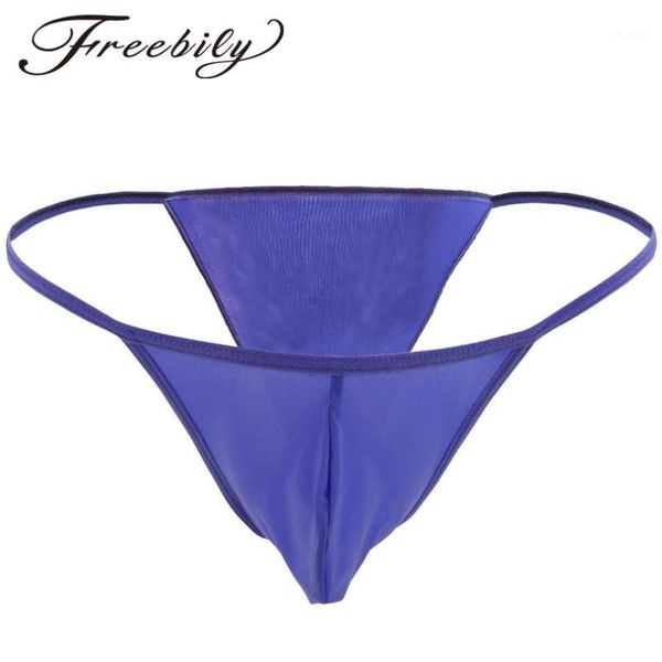 

underpants ily gay mens stretch tanga bikini briefs underwear with bulge pouch solid color smooth soft underwear1, Black;white