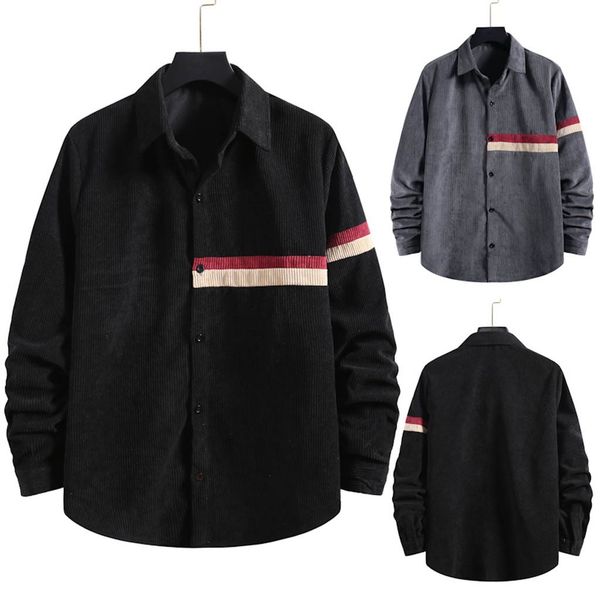 

large size men long sleeve dress shirt male social striped shirts oversized fashion soft clothes ropa hombre 2020 c1212, White;black