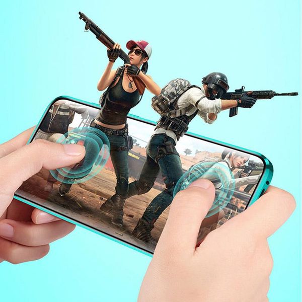 

magnetic adsorption metal case for xiaomi 10 cc9 pro note10 redmi k20 note7 8 9 pro k30 double sided glass magnet cover h wmtltk