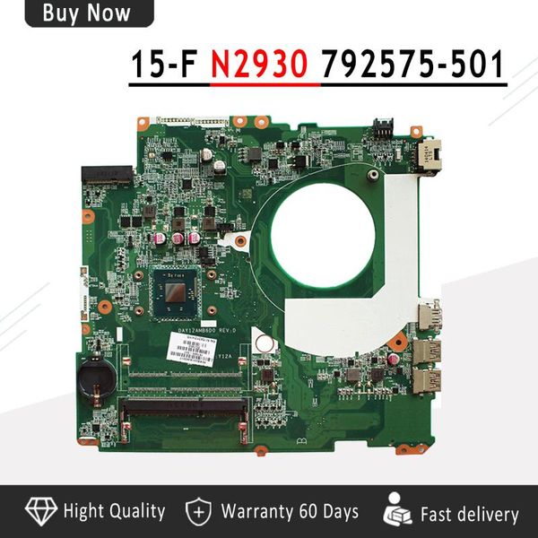 

motherboards dau88mmb6a0 for 15-f n2920 motherboard 792575-501 792575-001 dc1510 mainboard fully tested