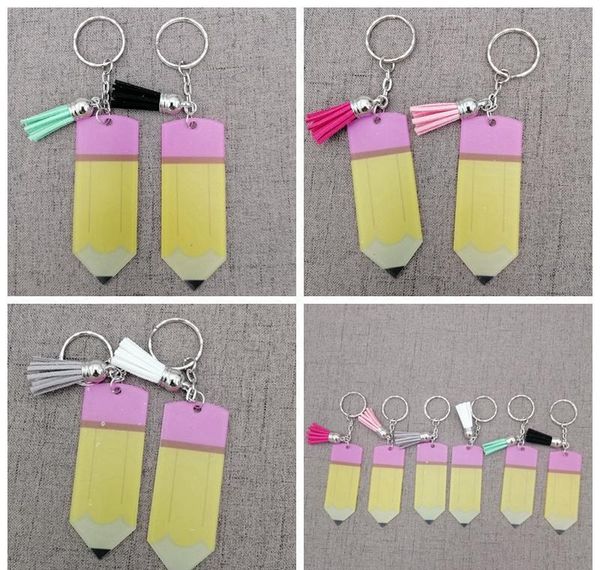 

tassel decorative buckle keyring keychain teacher appreciation gifts pencil dangle charms key chain halloween chri bbycwm warmslove