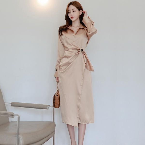 

casual dresses coigarsam fashion women long dress high waist 7430, Black;gray