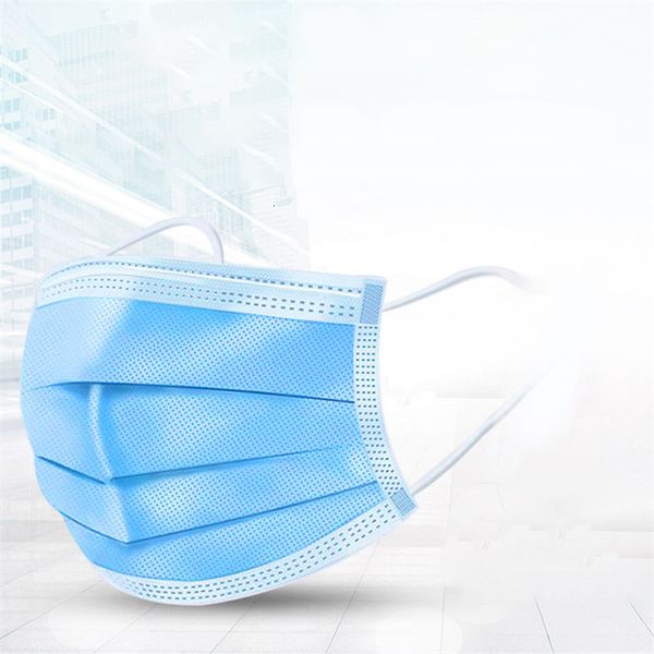 

thick disposable 3 layers face with meltblown cloth mouth non-woven masks soft breathable ql6