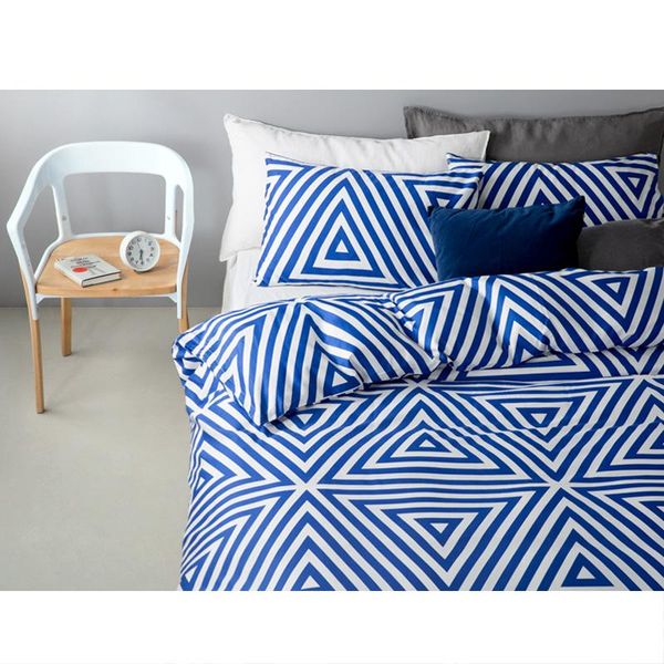

bedding sets brand100%cotton geometric europe brief print comfortable set bed clothes 4pcs duvet quilt cover sheet pillow cases