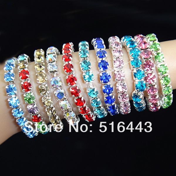 

mix new arrival 36factory color wholesale jewelry lots czech rhinestones fashion stretchy toe rings for womens a-810, Silver