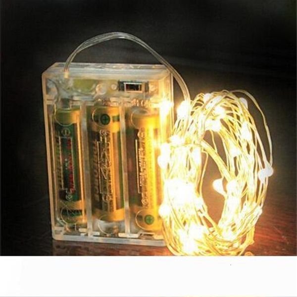 

30leds battery operated mini led 3m copper wire string fairy christmas xmas home party decoration light warm pure white5iwp