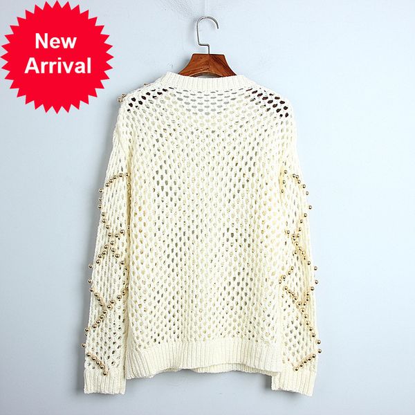 

new marks 2021 project fashion women plus size loose autumn shirt pearl talon 6sg5, White;black