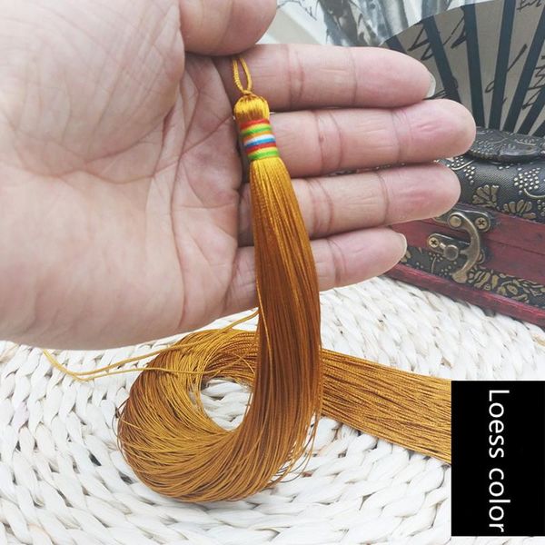 

2pcs 33cm very long braid tassel diy jewelry home textile curtain garment decorative making charms pendants craft tassels h jllxgr