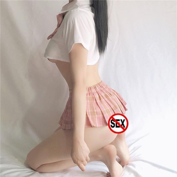 

japanese style women schoolgirl cosplay cheerleader plaid nightclub party super mini pleated cute short mini skirts, Black