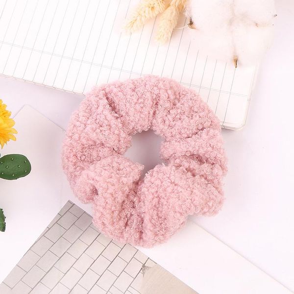 

2020 christmas women velvet scrunchies winter plush ponytail holder headbands for girls hair accessories cute scrunchy hair ties q bbygyx