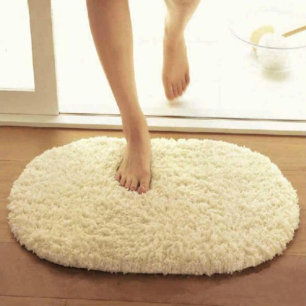 

carpets fluffy ellipse carpet warm sweet floor mat long hair shaggy soft faux fur area rug bedroom living room anti slip kids oval