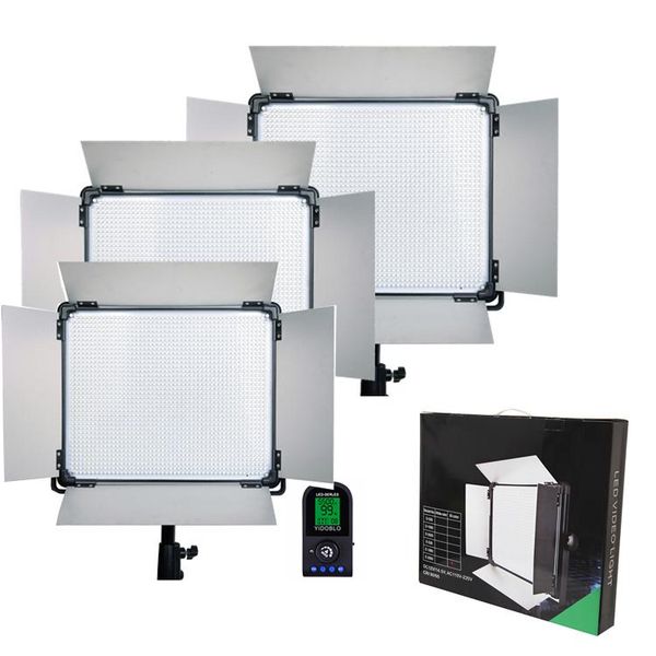 

dhl 3 pcs brand dison remote control led lamp e-528ii continue lighting video light studio pgraphy led video lighting