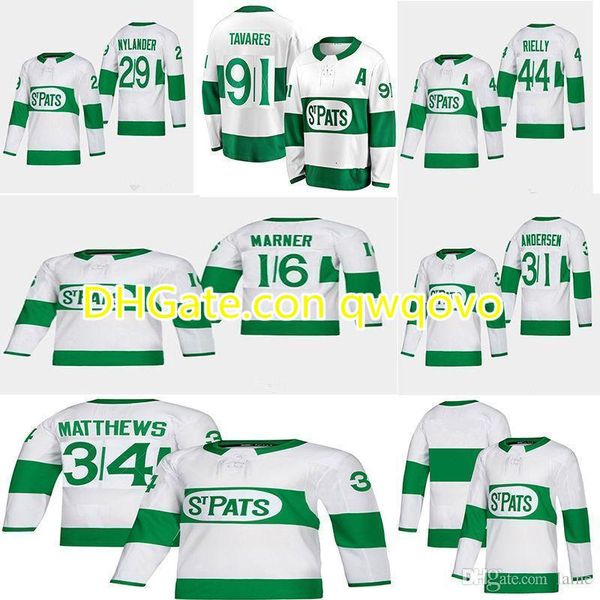 

2019 toronto maple leafs jersey 91 tavares 34 matthew 16 marner 44 morgan rielly 31 andersen hockey jerseys, Black;red