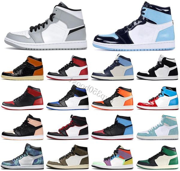 

jumpman 1 mens basketball shoes shattered backboard unc 1s gold 3 cactus jack obsidian banned bred toe men women trainer sports sneakers