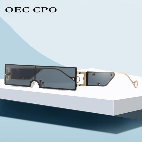 

sunglasses fashion rimless rectangle women men luxury metal one piece sun glasses female black shades eyewear uv400 glasseso4971, White;black