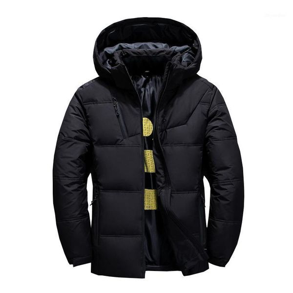 

men's winter down jacket 2020 warm fashion black lightweight down jacket stylish casual coat male hooded apparel jackets for men1
