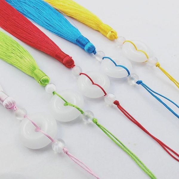 

2 шт. новый белый нефритовый мир пряжка tassel bringe клабельные клабные ремни diy ювелирные изготовления подвески подвески аксессуары ремес