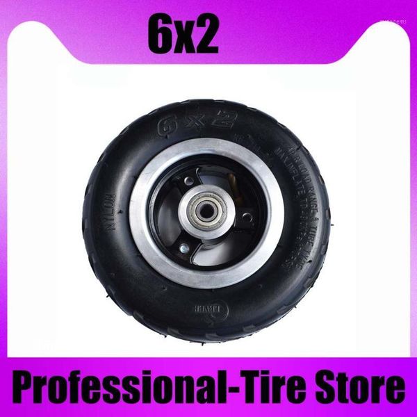 

6 inch 6x2 pneumatic tire wheels fit for e scooter wheel chair trolley cart inner tube and tyres1