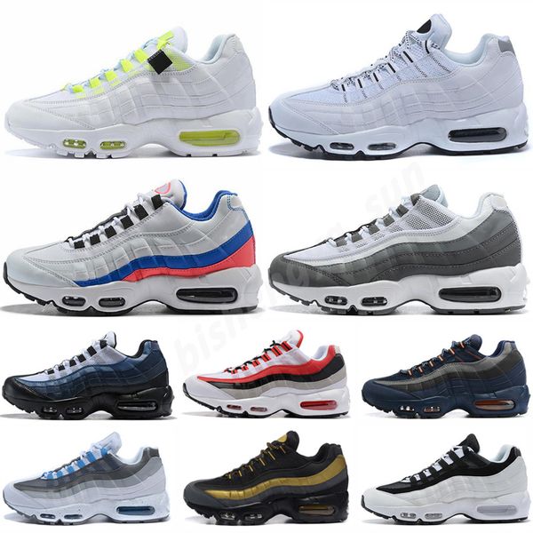 

drop shipping runner shoes men airs cushion 95 og sneakers boots authentic 95s new walking discount sports shoes size 36-46