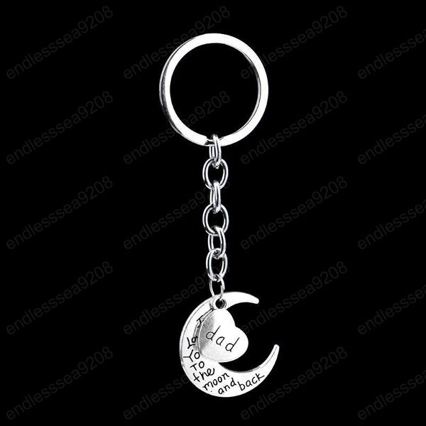 

and you to the moon i back love keychain key rings moon love keychain fashion jewelry, Slivery;golden