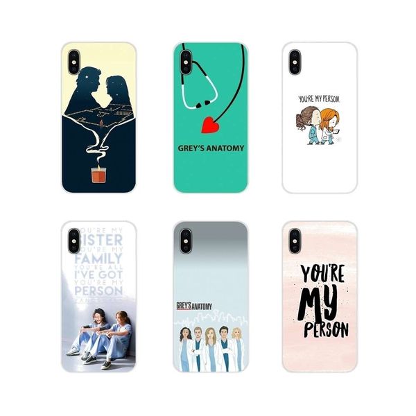 

4fes13ew2qtransparent soft shell cases you are my person gray anatomy for xiaomi redmi note 4 5 6 7 8 pro mi max mix 2 3 2s pocophone f1