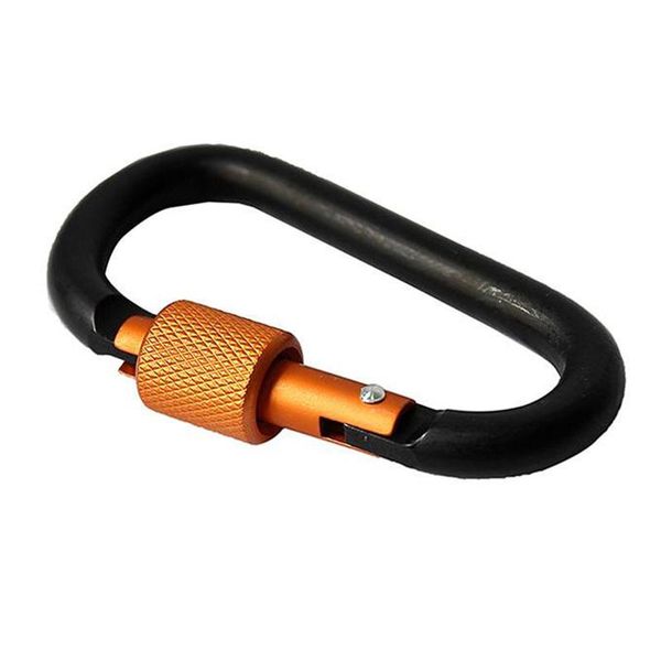 

1pc mountaineering locking outdoor carabiners aluminum carabiners clip buckle d ring lock safe camping karabiner hiking clips h wmtsnp