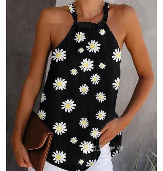

shirt women 2020 spring summer blouse sleeveless casual round colla irregularity female fashion shirt plus size streetshirt, White