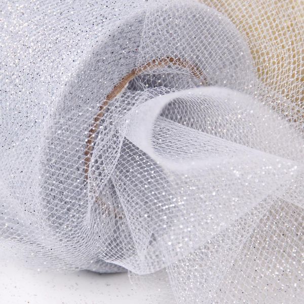 

fengrise wedding table decoration 15cm 25 yards glitter shimmering tulle fabric roll decor tulle skirt sewing mesh supplies wmtoli petsyard