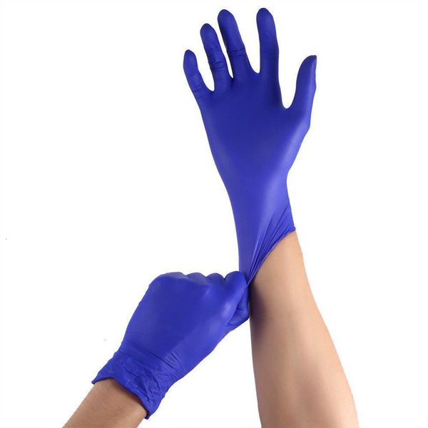 

home for 100pcs food disposable latex laboratory nitrile cleaning rubber gloves